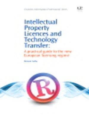 cover image of Intellectual Property Licences and Technology Transfer